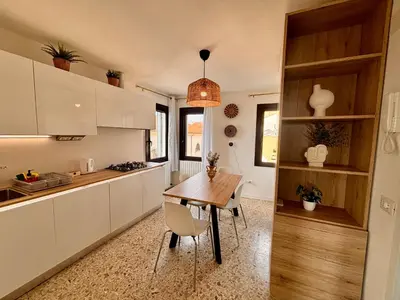 Cucina o angolo cottura di Ca' Nerea, Vista magica sulla laguna