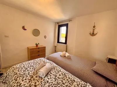 Letto o letti in una camera di Ca' Nerea, Vista magica sulla laguna