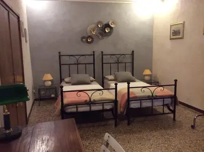 Letto o letti in una camera di Angolo di quiete