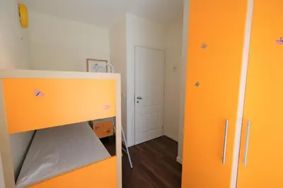 Letto o letti in una camera di Quadrilocale Stej Palace