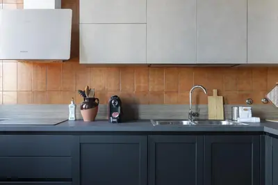 Cucina o angolo cottura di Casa Anita sui tetti