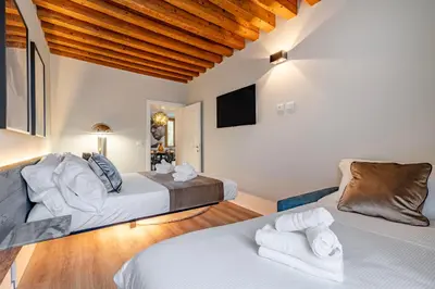 Letto o letti in una camera di The David Residence - Venice Luxury Apartment