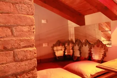 Letto o letti in una camera di Rosso Charm B&B
