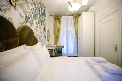 Letto o letti in una camera di Marin Apartments