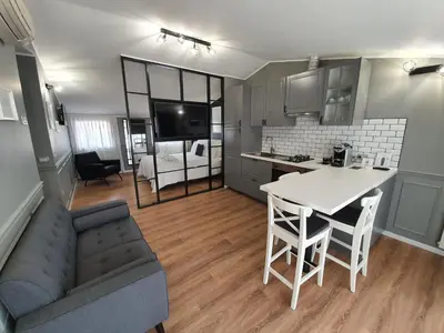 Cucina o angolo cottura di Apartment Nette Wohnung in Sottomarina mit Terrasse by Interhome