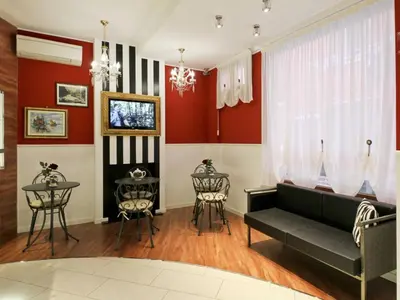 Area soggiorno di Apartment Nette Wohnung in Sottomarina mit Terrasse by Interhome