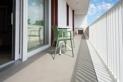Balcone o terrazza di A&G Elettra flat a pochi passi dal mare e Venezia