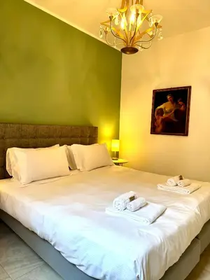 Letto o letti in una camera di Ruhiges Apartment mit privatem Eingang