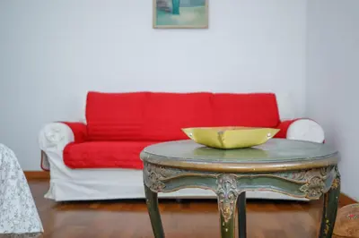 Area soggiorno di Apartment with Free Parking Easy Access to Venice