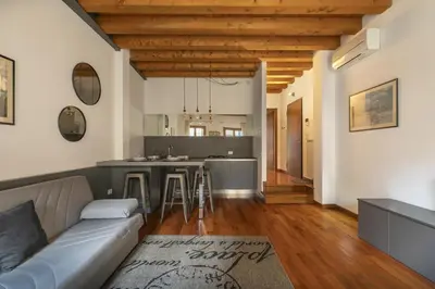 Area soggiorno di Squero Aptm by WelcHome
