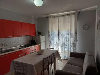 Cucina o angolo cottura di Accommodation with terrace and parking