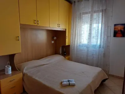 Letto o letti in una camera di Accommodation with terrace and parking