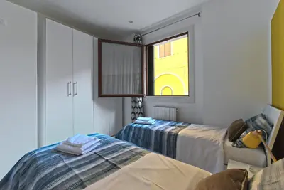 Letto o letti in una camera di Paint Venice House