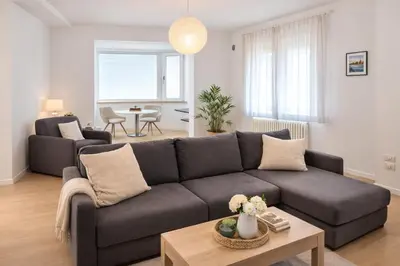 Area soggiorno di Villa Lucchetta - Tre Camere e Appartamento con parcheggio Interno