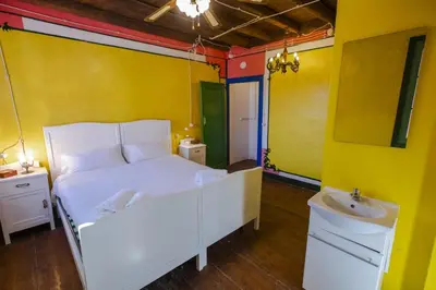 Letto o letti in una camera di Casa Bepi Burano
