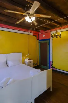Letto o letti in una camera di Casa Bepi Burano