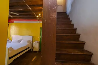 Letto o letti in una camera di Casa Bepi Burano
