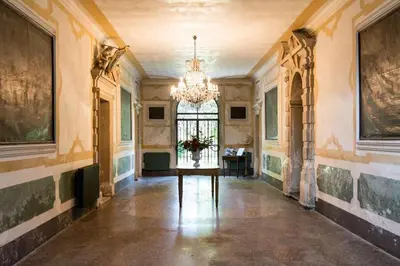 Planimetria di Villa storica con giardino