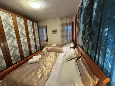 Letto o letti in una camera di Palazzo AD#####