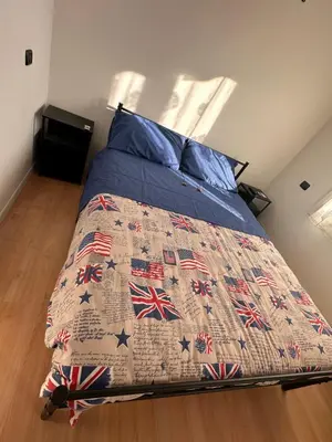 Letto o letti in una camera di Lemon house