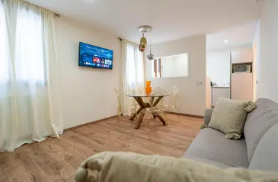 TV o dispositivi per l'intrattenimento presso Stylish & Cozy Venetian House