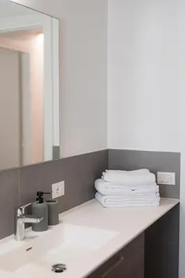 Letto o letti in una camera di Green Stay Olivo