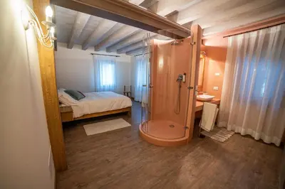 Letto o letti in una camera di Le Vigne Incantate