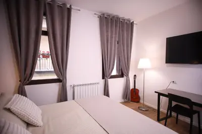 Letto o letti in una camera di Casa Grande Centro Padova