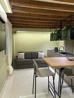 Area soggiorno di Canal View Boutique Apartment