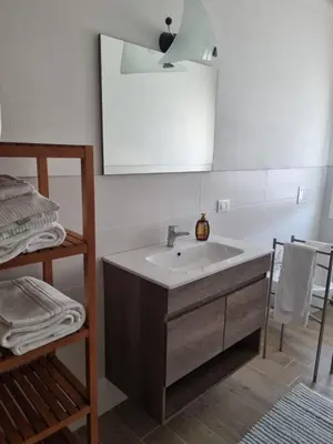 Letto o letti in una camera di Appartamento La Fonte