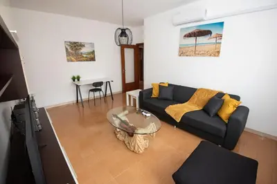 Area soggiorno di Bright with 2 Terraces and PS5, Near the Center