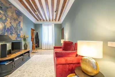 TV o dispositivi per l'intrattenimento presso Operetta Cosy Apartment in Dorsoduro