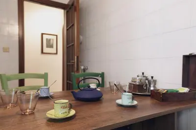 Set per la preparazione di tè e caffè presso Private parking - Family home - 15 min to Venice