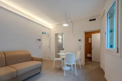 Area soggiorno di La Cereria Design Flats - L'Orefice