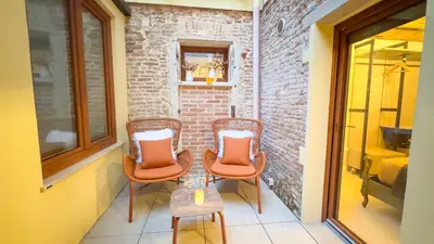 Area soggiorno di Luxury Apartment Calle olivi