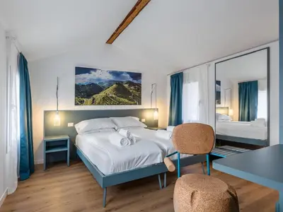 Letto o letti in una camera di Lambo Cellini - Bed & Breakfast