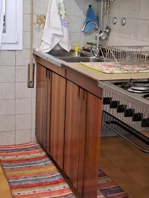 Cucina o angolo cottura di a casa di nonna Tarsilla-entire apartment,5 guests