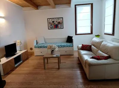 TV o dispositivi per l'intrattenimento presso Residenza del Gufo 15 minutes to Venice - free parking
