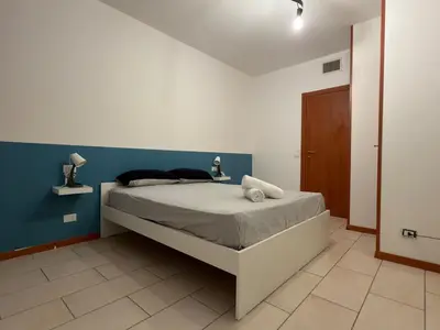 Letto o letti in una camera di Venezia-Mestre-Happy apartment