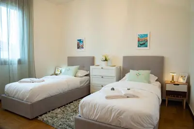Letto o letti in una camera di Casa Patricia