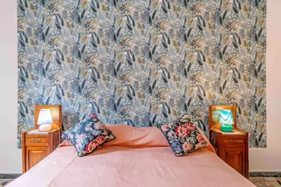 Letto o letti in una camera di Domus Ternita