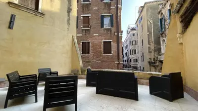 Area soggiorno di Manin Terrace 200m from St Marks Square