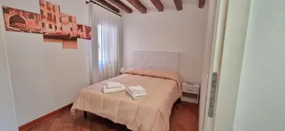 Letto o letti in una camera di Ca Francesca