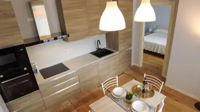 Cucina o angolo cottura di enJoy Home - Bilocale in centro, in Corso Milano