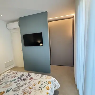 Letto o letti in una camera di A&G Dusty Rose flat