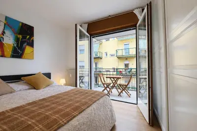 Letto o letti in una camera di Spacious Apartment for 7 People