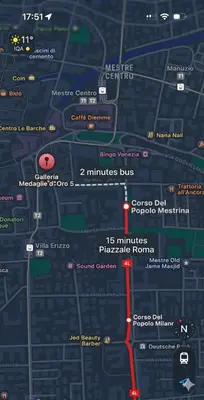 Planimetria di Piazza Ferretto Suite Venice in 10 min AC & WiFi