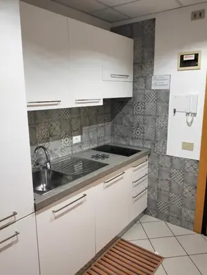 Cucina o angolo cottura di Venice Lion Apartments, Comodi per Venezia e Jesolo
