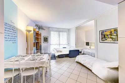 Area soggiorno di Venice Lion Apartments, Comodi per Venezia e Jesolo