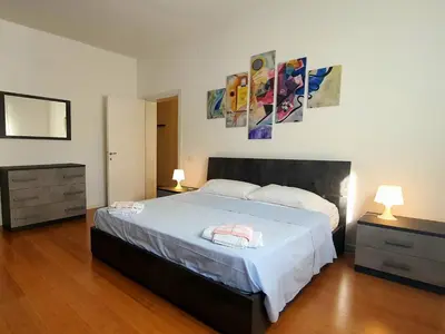 Letto o letti in una camera di Casa di Giada - 15 min to Venice - Large 2BR for 6